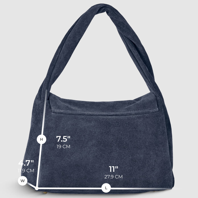 Italian Genuine Suede Top-Handle Bag | Ravenna