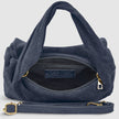 Italian Genuine Suede Top-Handle Bag | Ravenna