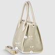 Italian Genuine Suede & Full-Grain Leather Top-Handle Bag | Alba