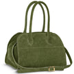 Italian Genuine Suede Top-Handle Bag | Novara