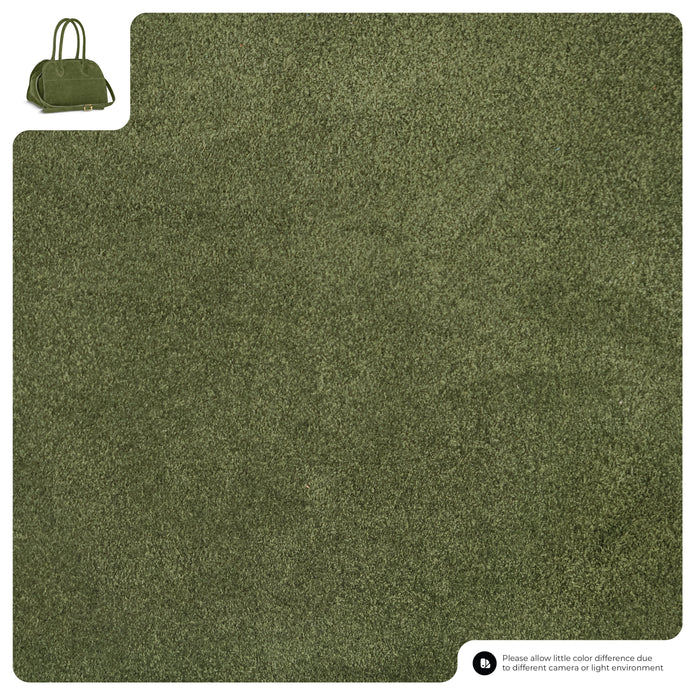 Italian Genuine Suede Top-Handle Bag | Novara