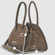 Italian Genuine Suede Top-Handle Bag | Novara