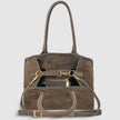 Italian Genuine Suede Top-Handle Bag | Novara