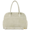 Italian Genuine Suede Top-Handle Bag | Cuneo