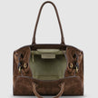 Italian Genuine Suede Top-Handle Bag | Cuneo
