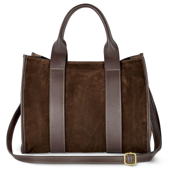 Italian Genuine Suede Tote Bag | Brianza