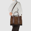 Italian Genuine Suede Tote Bag | Brianza