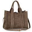 Italian Genuine Suede Tote Bag | Brianza