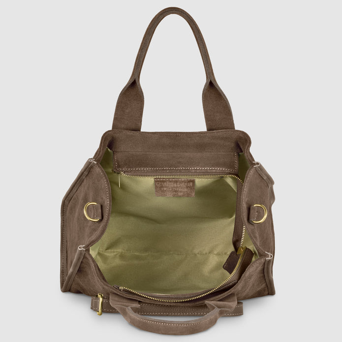 Italian Genuine Suede Tote Bag | Brianza