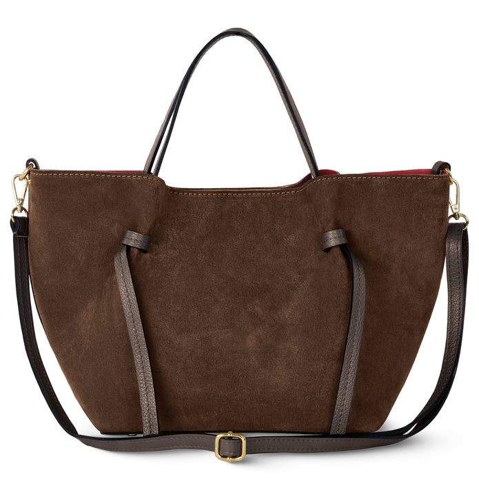 Italian Genuine Suede Tote Bag | Rovigo