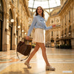 Italian Genuine Suede Tote Bag | Rovigo