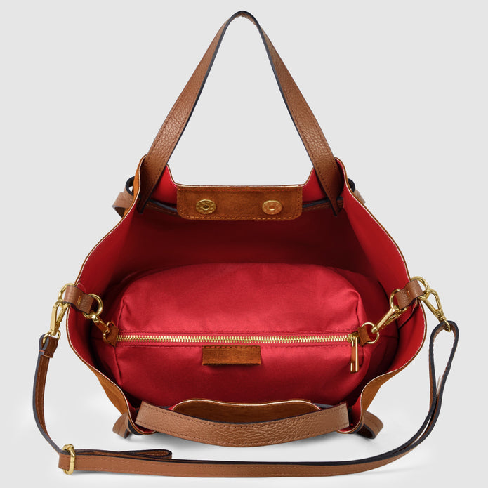 Italian Genuine Suede Tote Bag | Rovigo