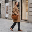 Italian Genuine Suede Tote Bag | Rovigo