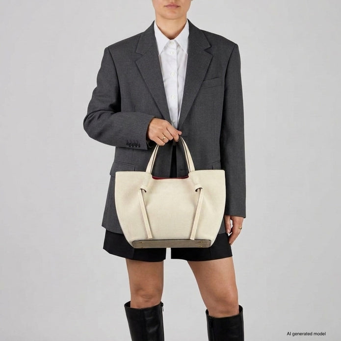 Italian Genuine Suede Tote Bag | Rovigo