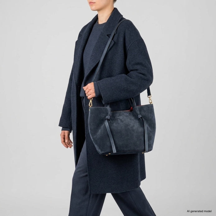 Italian Genuine Suede Tote Bag | Rovigo