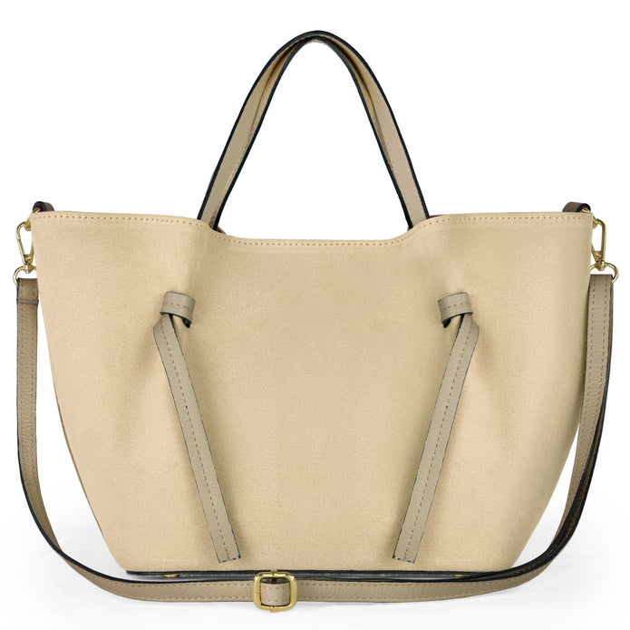 Italian Genuine Suede Tote Bag | Rovigo