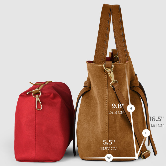 Italian Genuine Suede Tote Bag | Rovigo