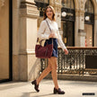 Italian Genuine Suede Tote Bag | Rovigo