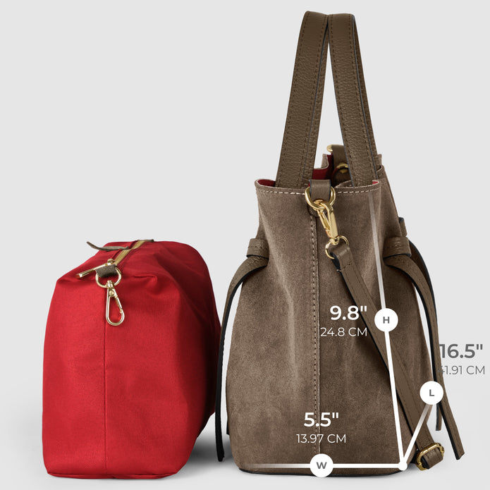 Italian Genuine Suede Tote Bag | Rovigo