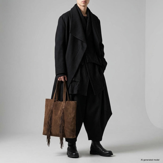 Italian Genuine Suede Tote Bag | Como