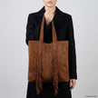 Italian Genuine Suede Tote Bag | Como