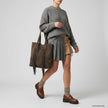 Italian Genuine Suede Tote Bag | Como