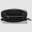 Italian Genuine Woven-Embossed Metallic Suede Wallet | Pesaro
