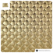 Italian Genuine Woven-Embossed Metallic Suede Wallet | Pesaro