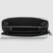Italian Genuine Woven-Embossed Metallic Suede Wallet | Trento