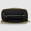 Italian Genuine Woven-Embossed Metallic Suede Wallet | Trento