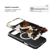Cattle Drive | Brown & Black Cow Print iPhone Case