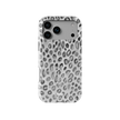 Platinum Predator | Black & White Cheetah Print iPhone Case