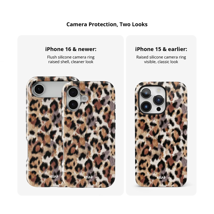 Sahara Plush | Tan Cheetah Print iPhone Case