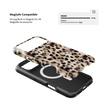 Arctic Aristocrat | Beige Cheetah Print iPhone Case