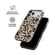 Arctic Aristocrat | Beige Cheetah Print iPhone Case