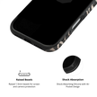 Shadow Striker | Zebra Stripe iPhone Case