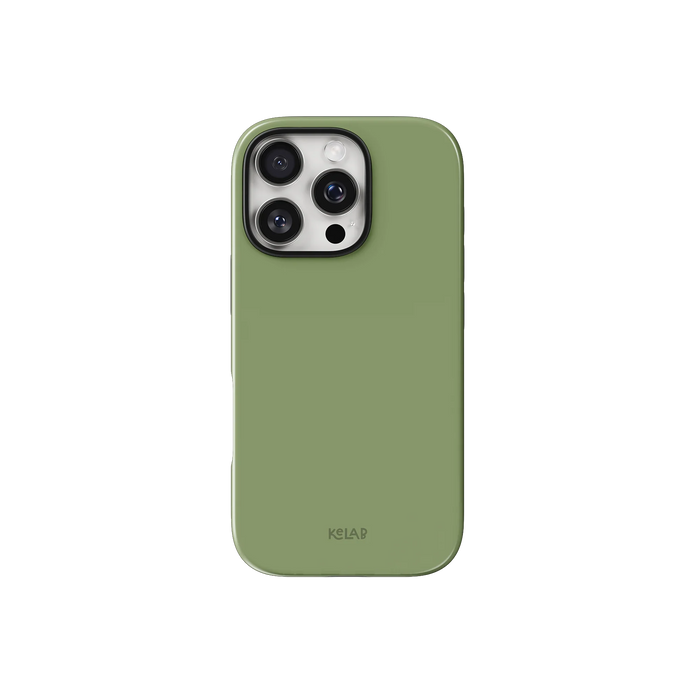 Matcha Bark | Solid Matcha Green iPhone Case